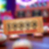 Lottery ticket with winning numbers