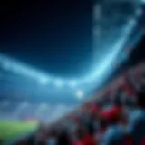 Stadium filled with enthusiastic fans