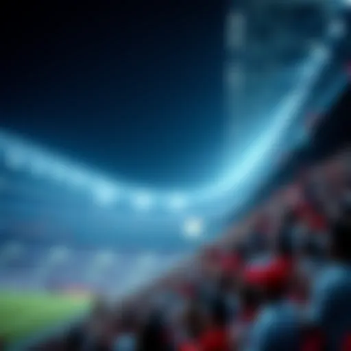 Stadium filled with enthusiastic fans